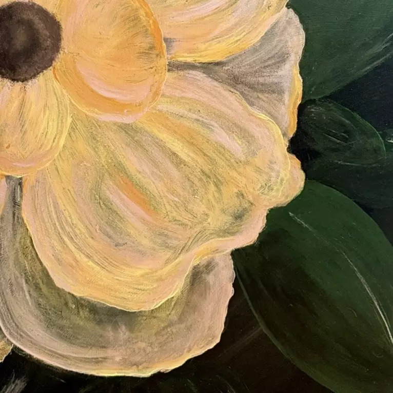 Close-up brushwork from Eternal Radiance