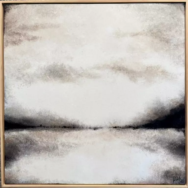 Faded Boundaries — acrylic painting by Sonal Kering